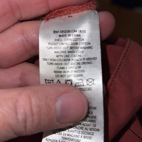 Joie Burnt Clay Shore Pants 8 NWT - Picture 8 of 8